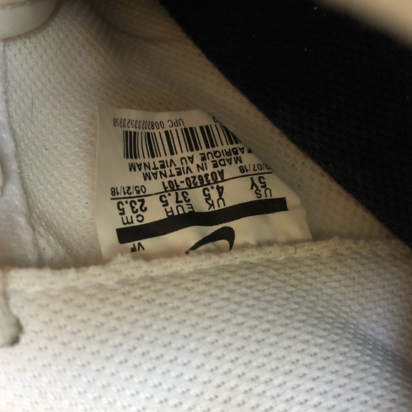 Air Force chenille swoosh size 7 - Picture 5 of 5